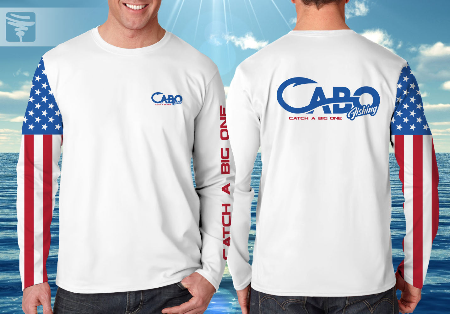 CABO Exclusive USA Performance Fishing Shirt